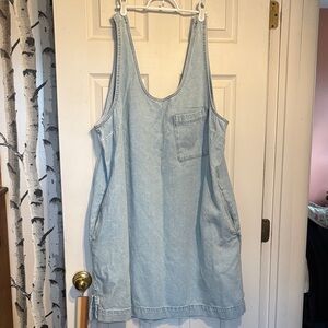 Universal Thread Light Blue Denim Sleeveless Dress